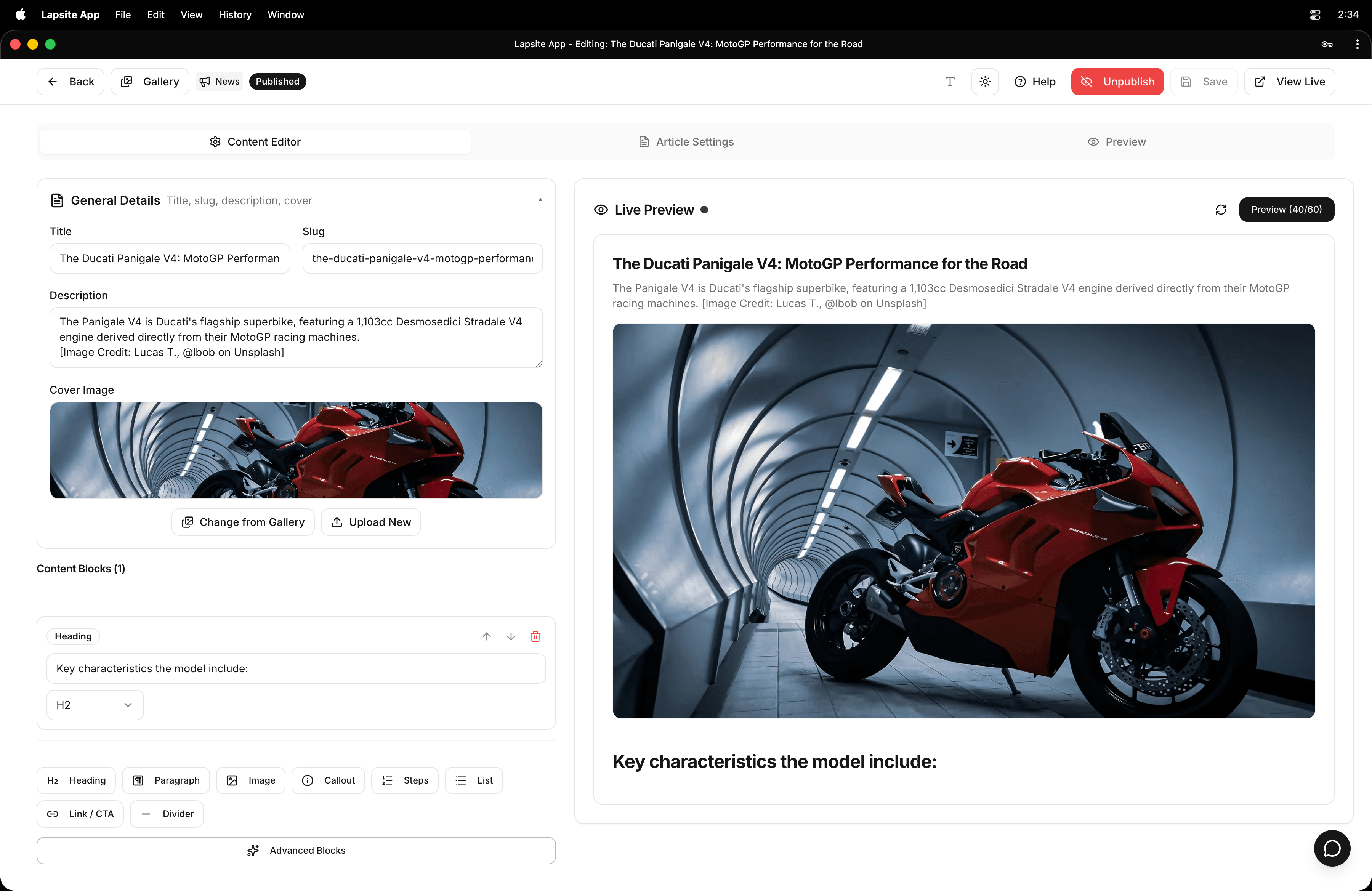 Native CMS